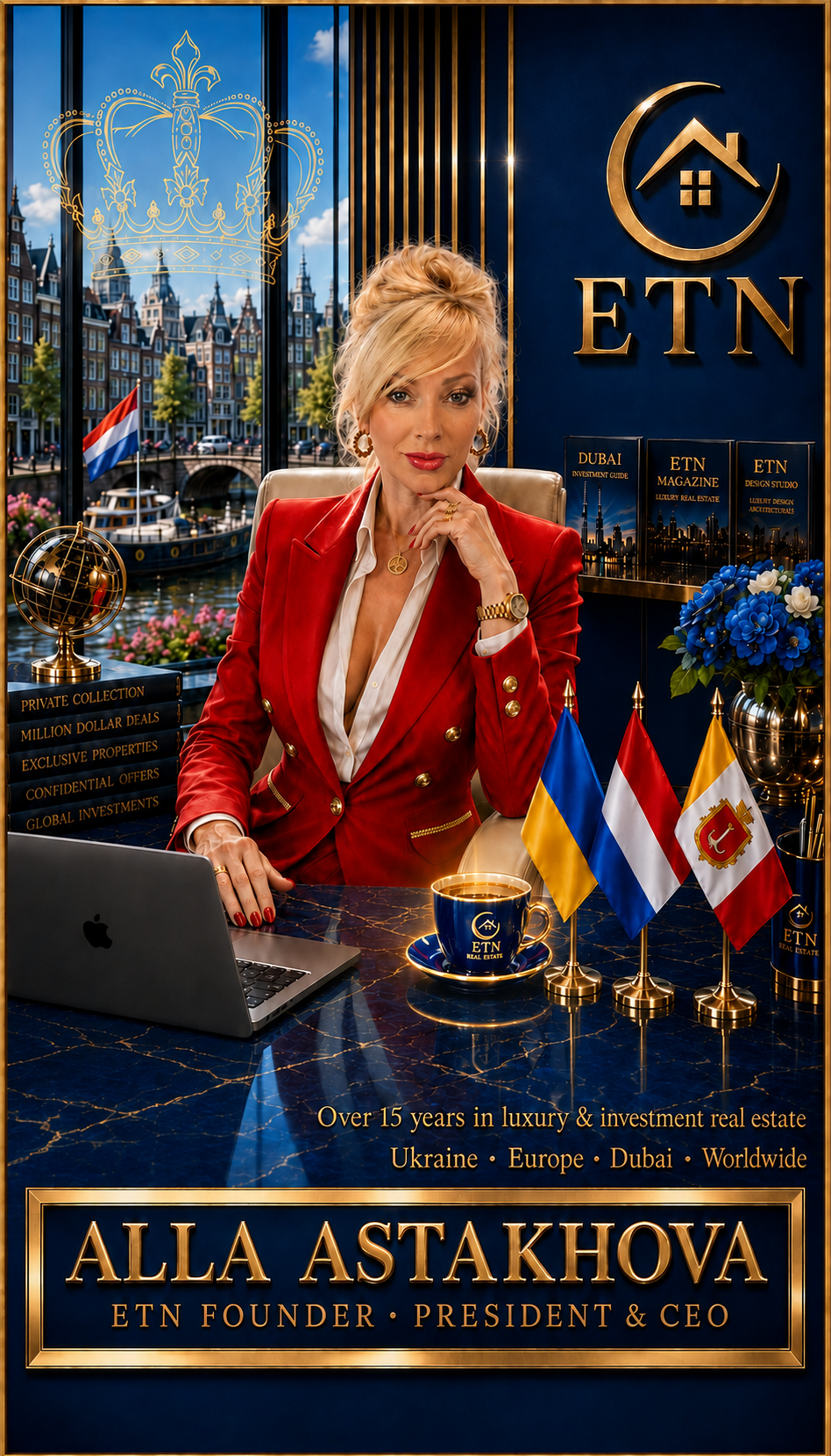 Alla Astakhova, Founder, President and CEO of ETN Real Estate Company